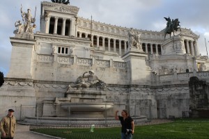 imitating statues