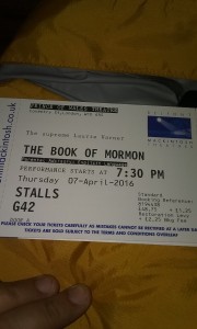 LOL, they actually printed this on our tickets. (zoom above the show name)