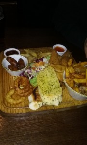 Pub food to soak up the cider