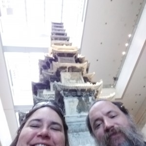Four story pagoda carving!