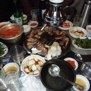 Eating Korean BBQ... drooooollllll