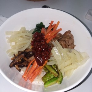 Bibimbop was delicious!