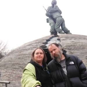 Statue of Brothers. This is a memorial of two brothers who were fighting on the opposite sides, and happened to meet on the battlefield. (true story). Read more here https://en.wikipedia.org/wiki/Statue_of_Brothers