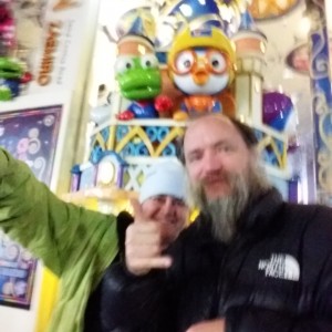 "Cartoon Road" with a bunch of crazy fun stuff everywhere
